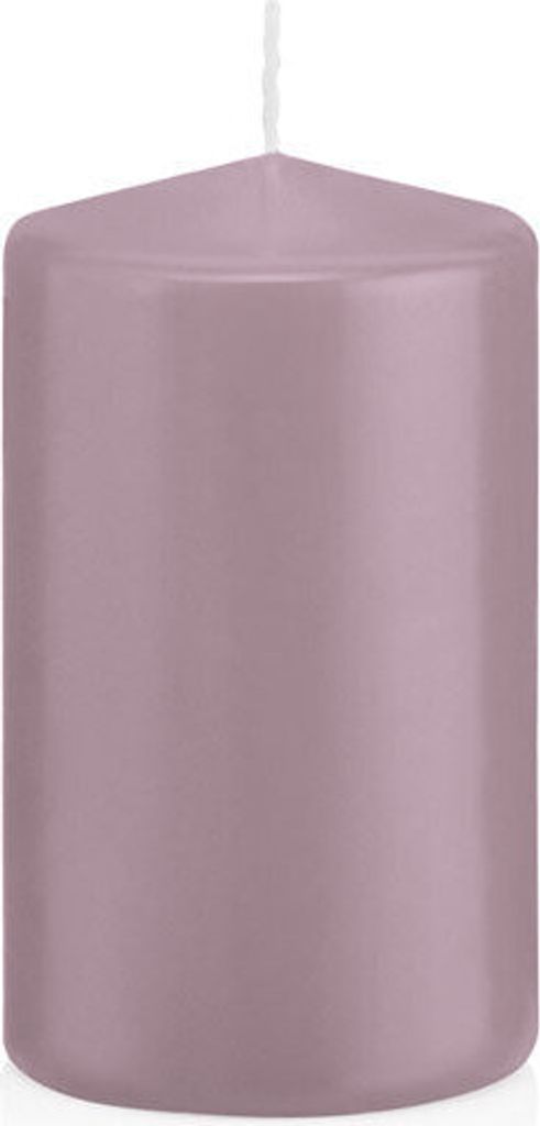 Kerzen Mauve, Stumpenkerzen Mauve 12 x 5,8 cm (H x Ø), 16 Stück, Wiedemann Kerzen, Markenkerzen Germany in RAL Qualität