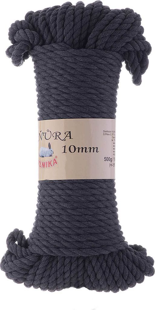 500g Makramee-Garn Snura Unifarben XL Häkelgarn Macrame Flechtgarn Knüpfgarn