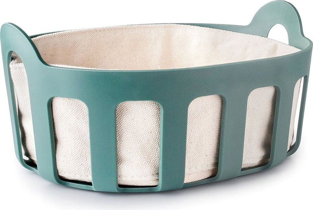 Ibili Brotkorb, Kunststoff/Baumwolle, 24x19x11 cm, lackiert