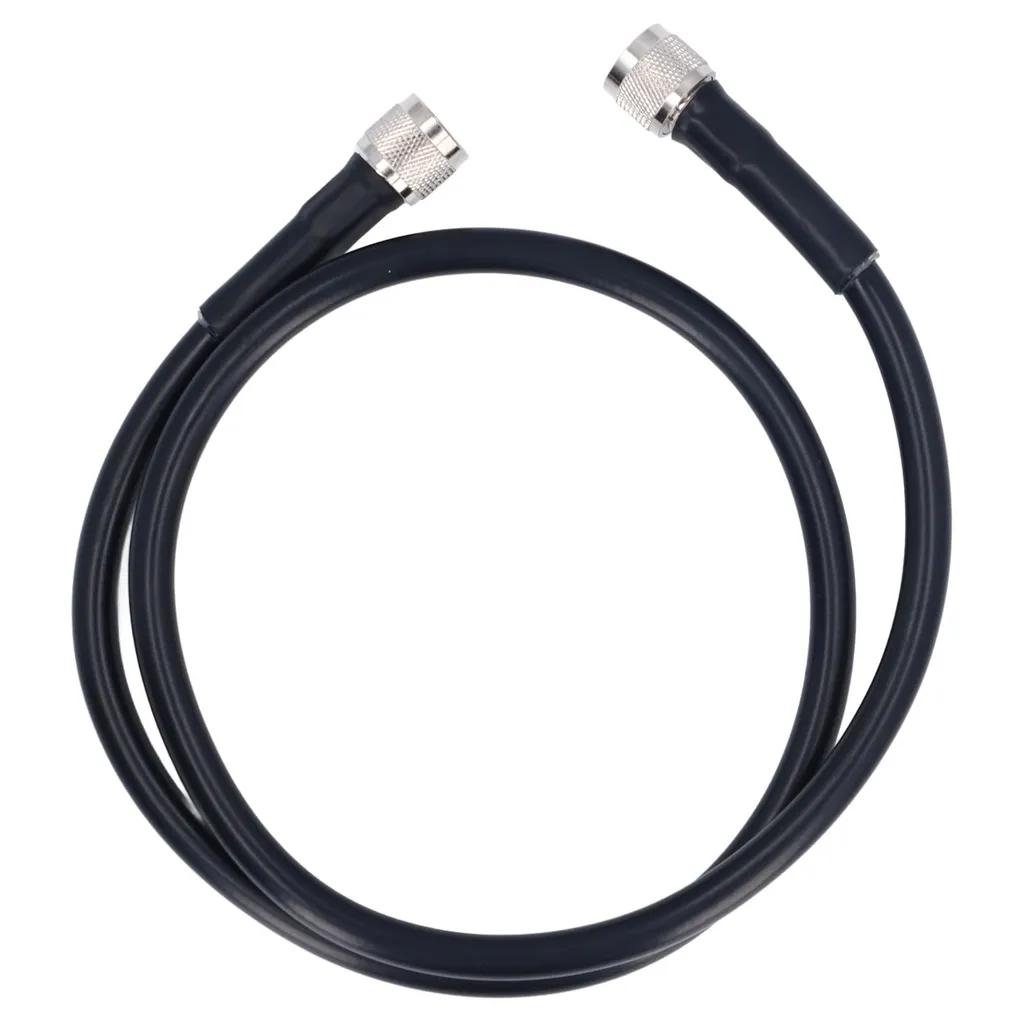 Rallonge coaxiale N mâle vers N mâle - Câble antenne 50Ω noir de 10m