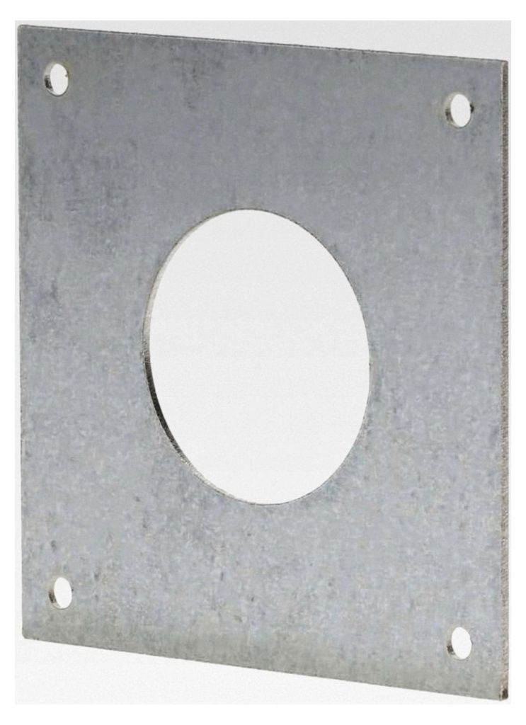 Schutzschild für Nistkästen Ø28 mm - aus verzinktem Stahl - unbemalt - präzise geschnitten und entgratet