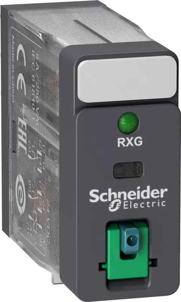 RXG22BD Interface-Relais, 2 Wechsler, 24 V, 5 A (RXG22BD)