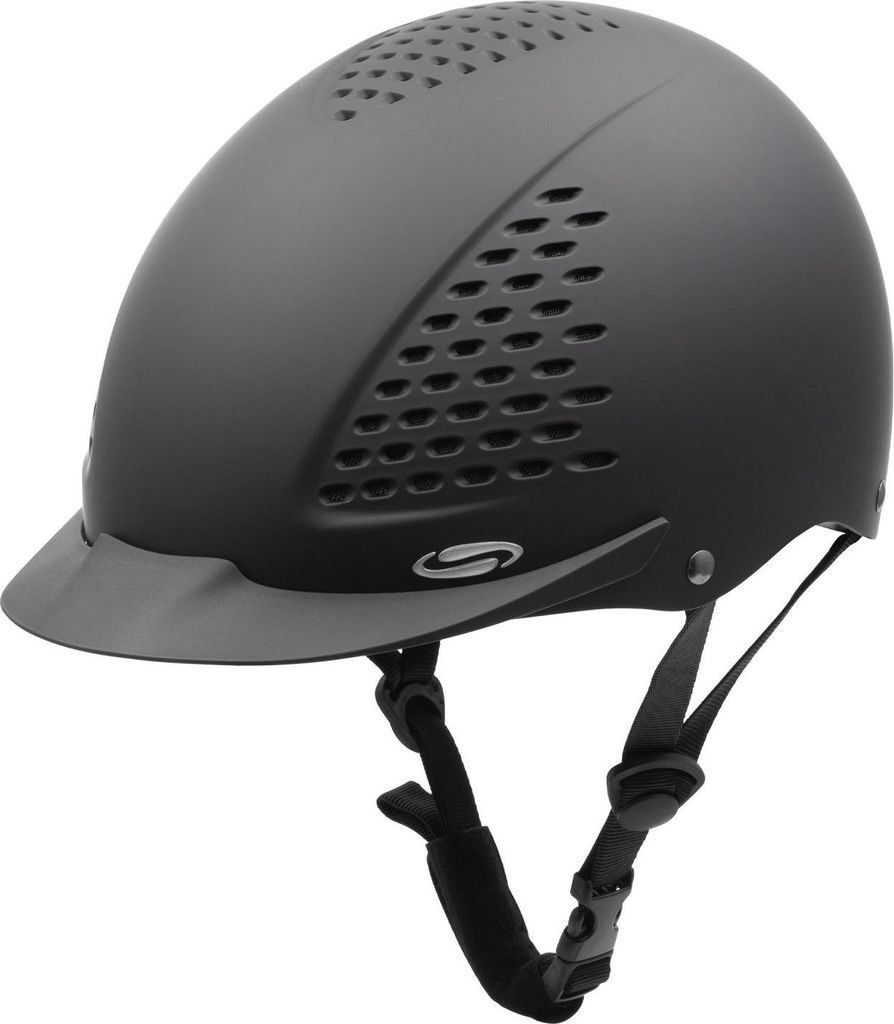 Waldhausen Reithelm Swing H23 Classic black matt NEUE NORM, Produktbild 