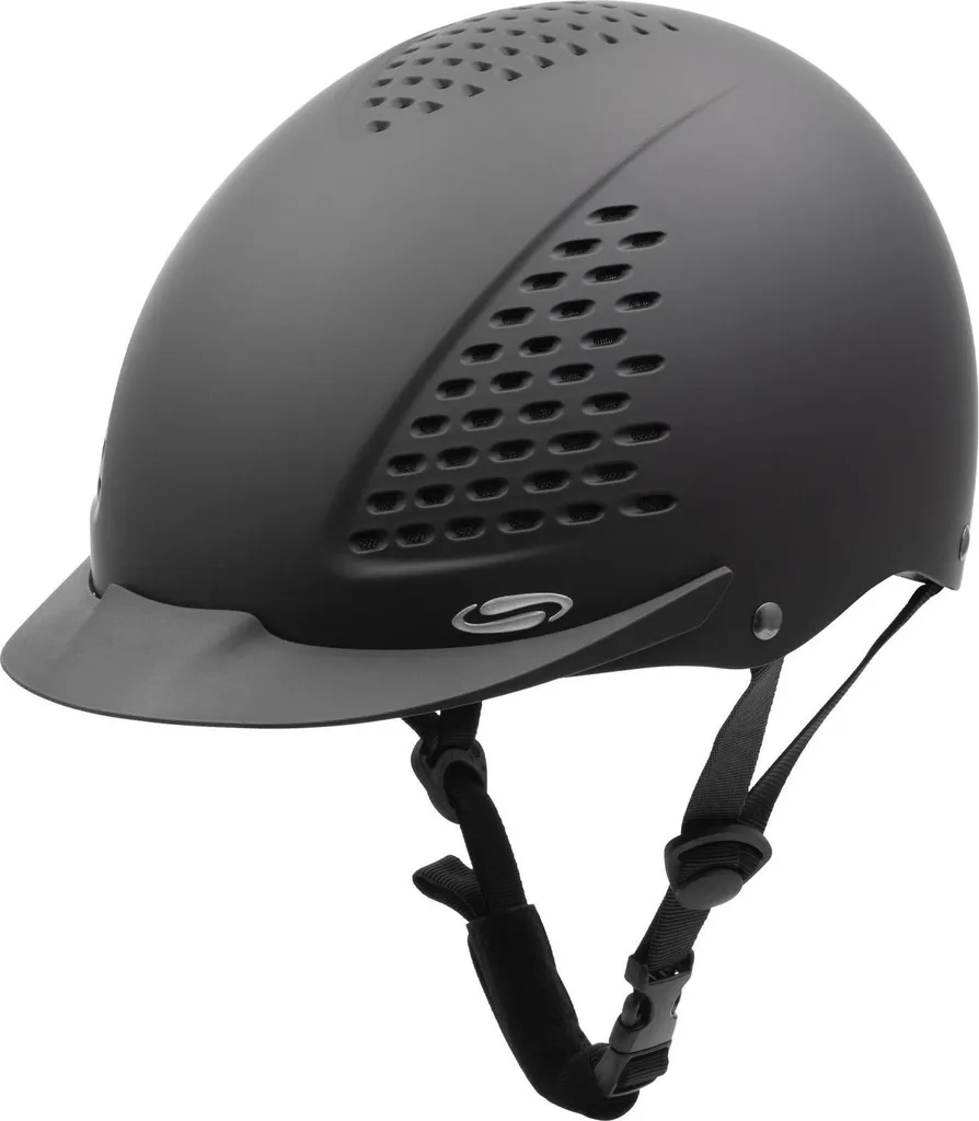 Bombe d'équitation homologuée nouvelle norme Swing H23 noir
