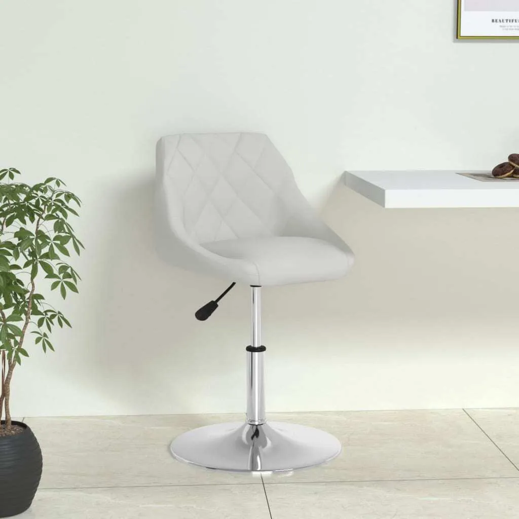 The Living Store: Sedia da Pranzo Ecopelle Bianca Luxury Living