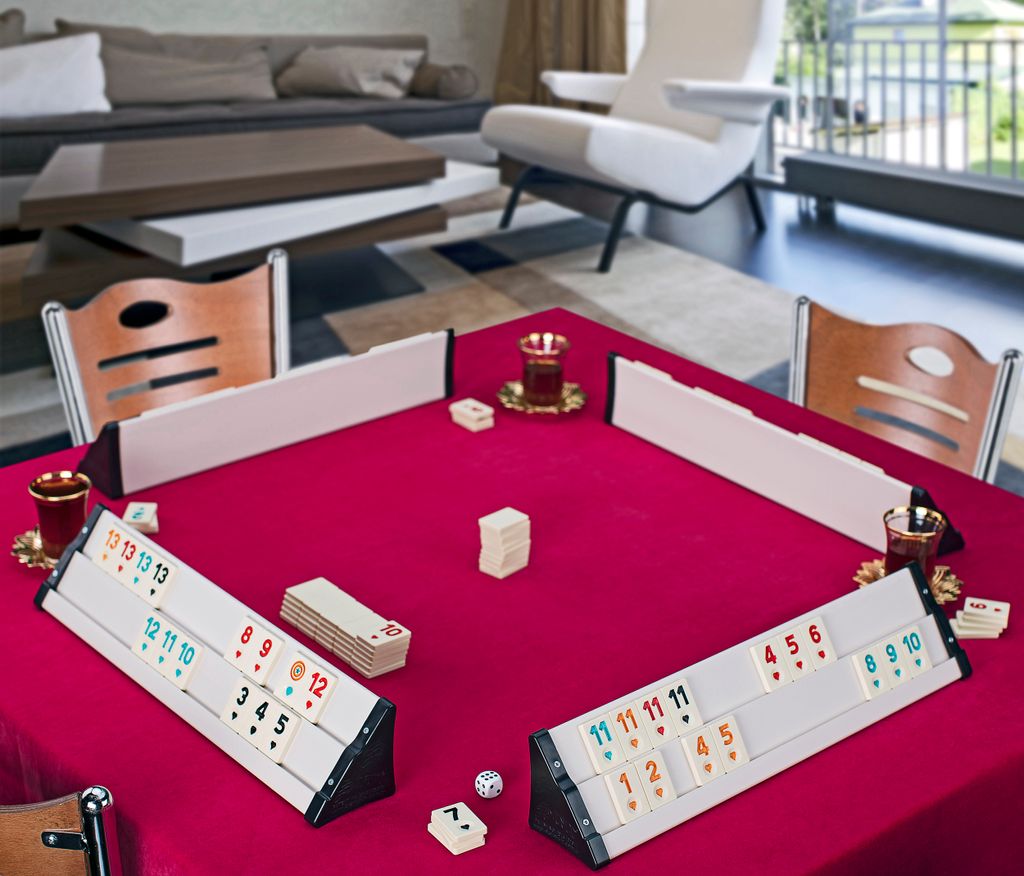 Lux Rummy Set VIP Okey 106 melamínové kamene vysokej Obrázok produktu 1