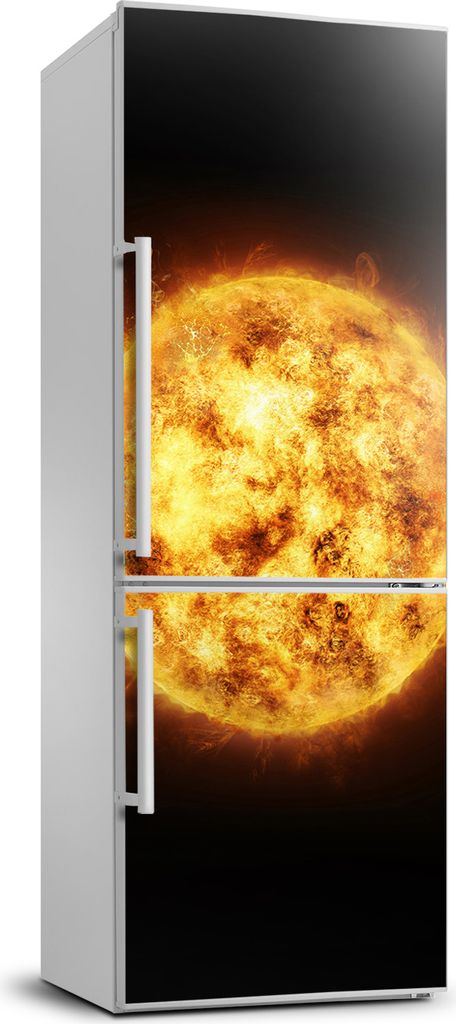 Tulup Kühlschrankdekoration - 70x190 cm - Aufkleber auf dem Kühlschrank - Sonne