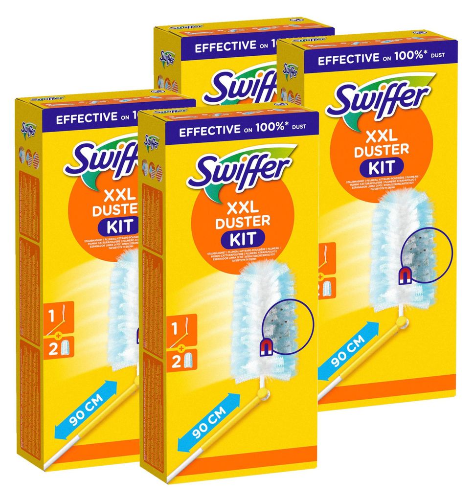 4x Swiffer XXL Duster Staubmagnet Starterkit