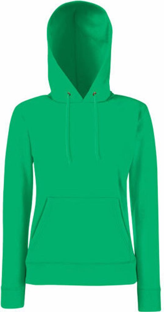 Fruit of the Loom - Lady-Fit Classic Hooded Sweat - Kelly Green - XL