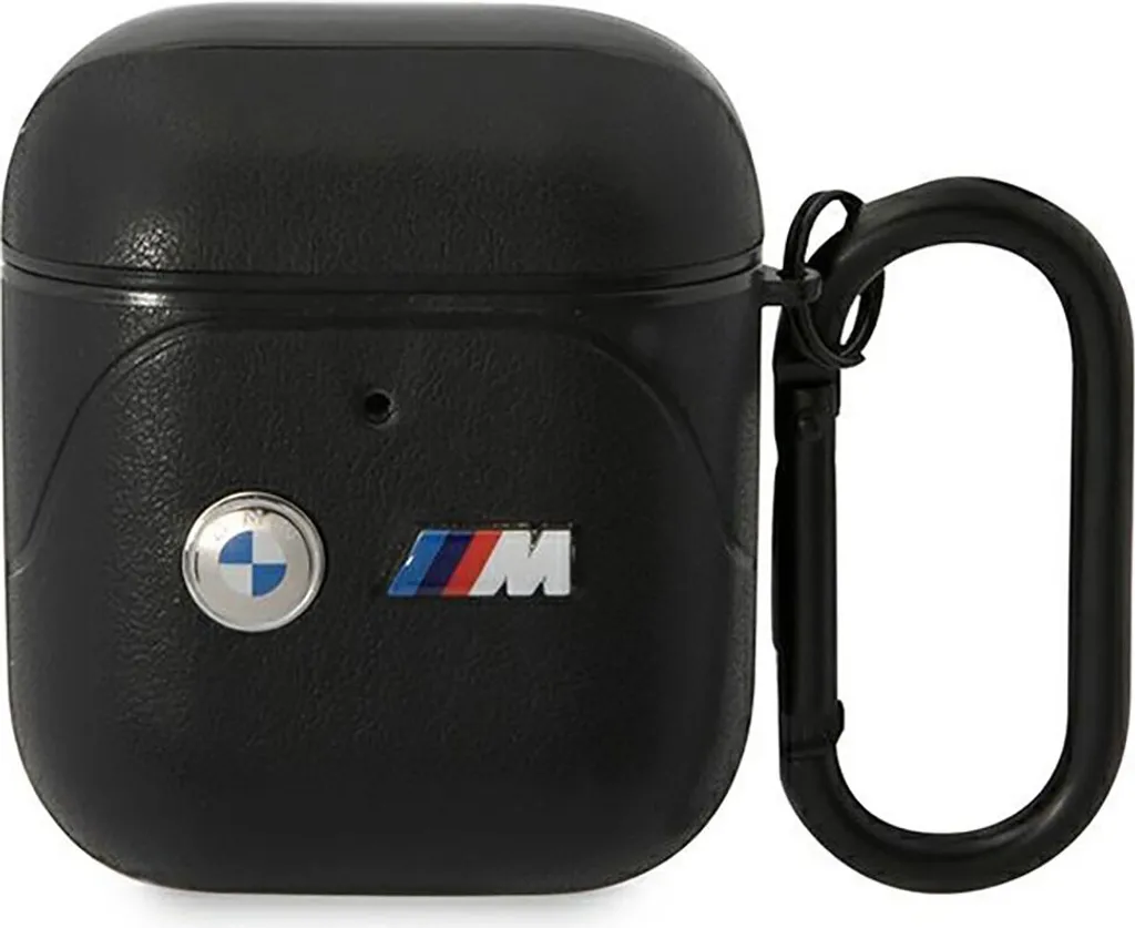 Cover AirPods 1/2 BMW Originale - Pelle Nera BMA222PVTK Curva