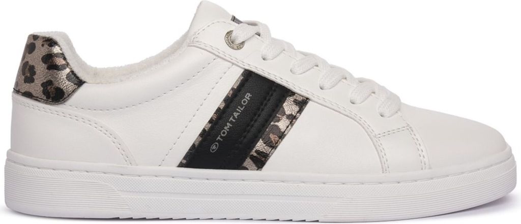 Tom Tailor Chaussures à lacets pour femmes Sportive Blanc Image du produit 