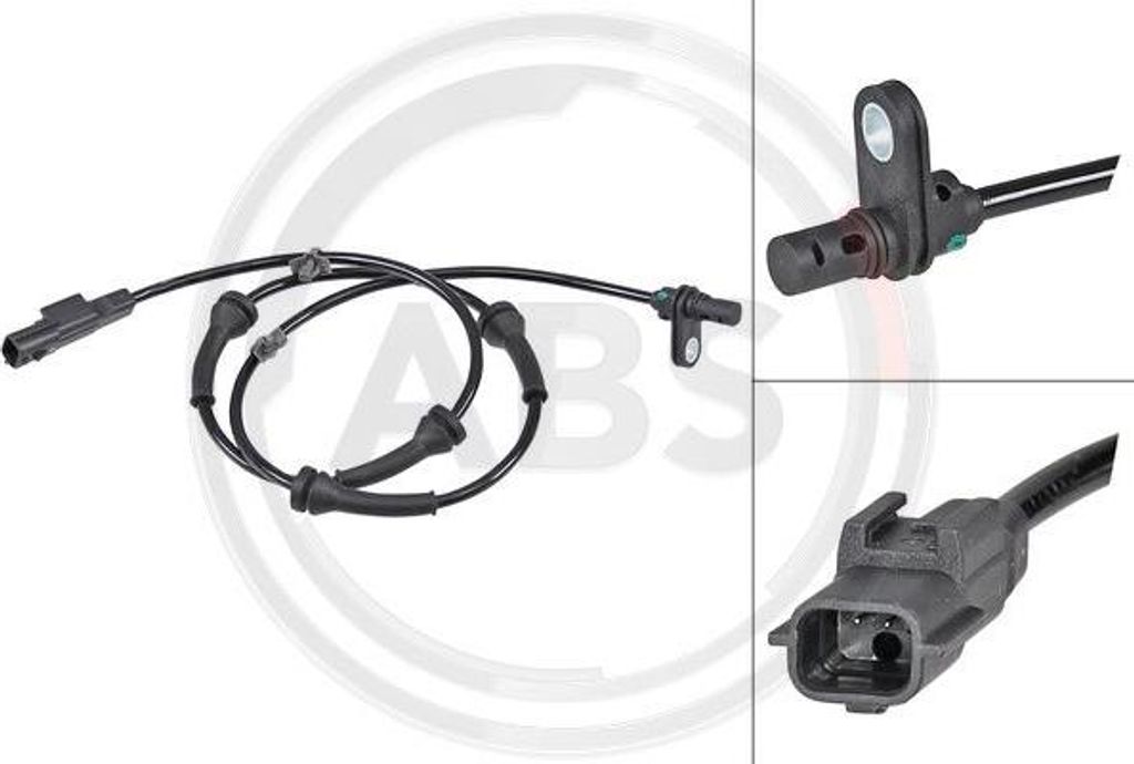 A.B.S. 30224 Raddrehzahlsensor OE 479507427R kompatibel mit Kadjar, Koleos