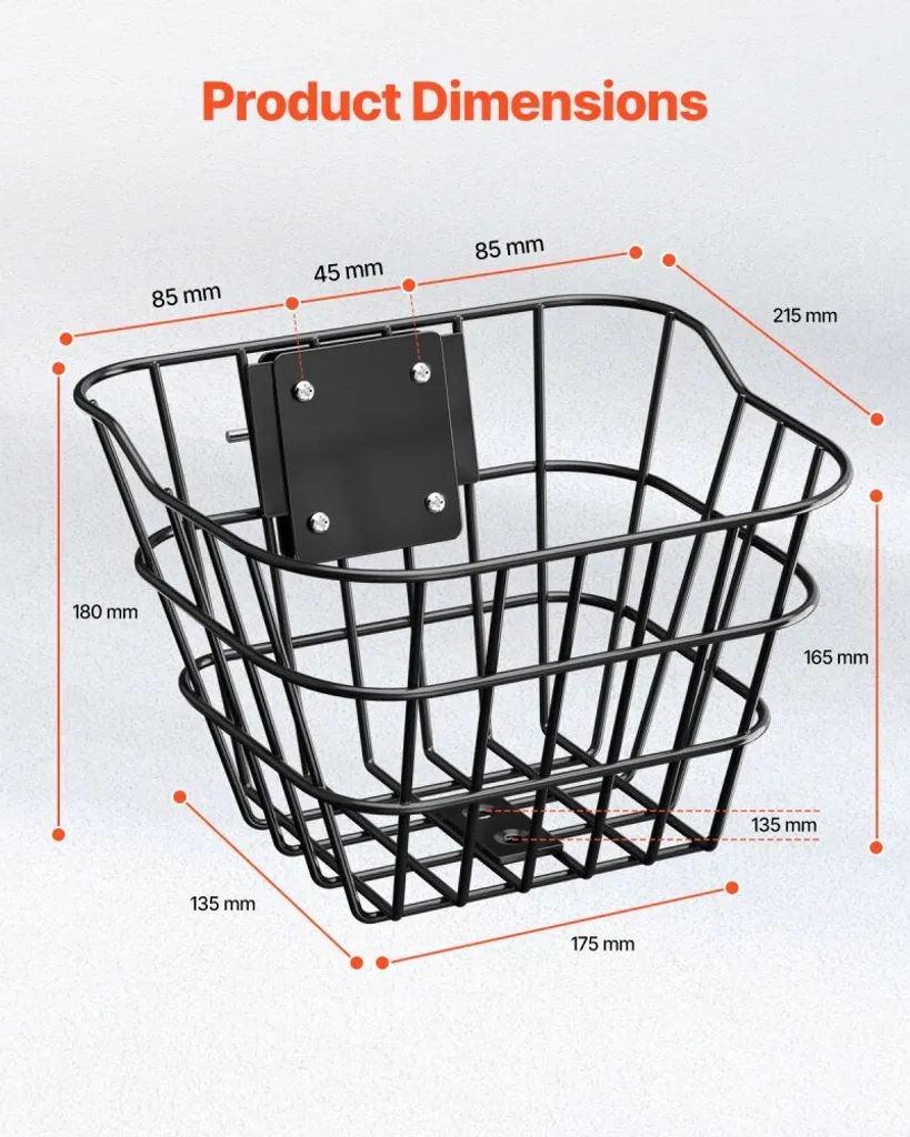 Panier de roue avant pour scooter de mobilité avec fixation renforcée - 6