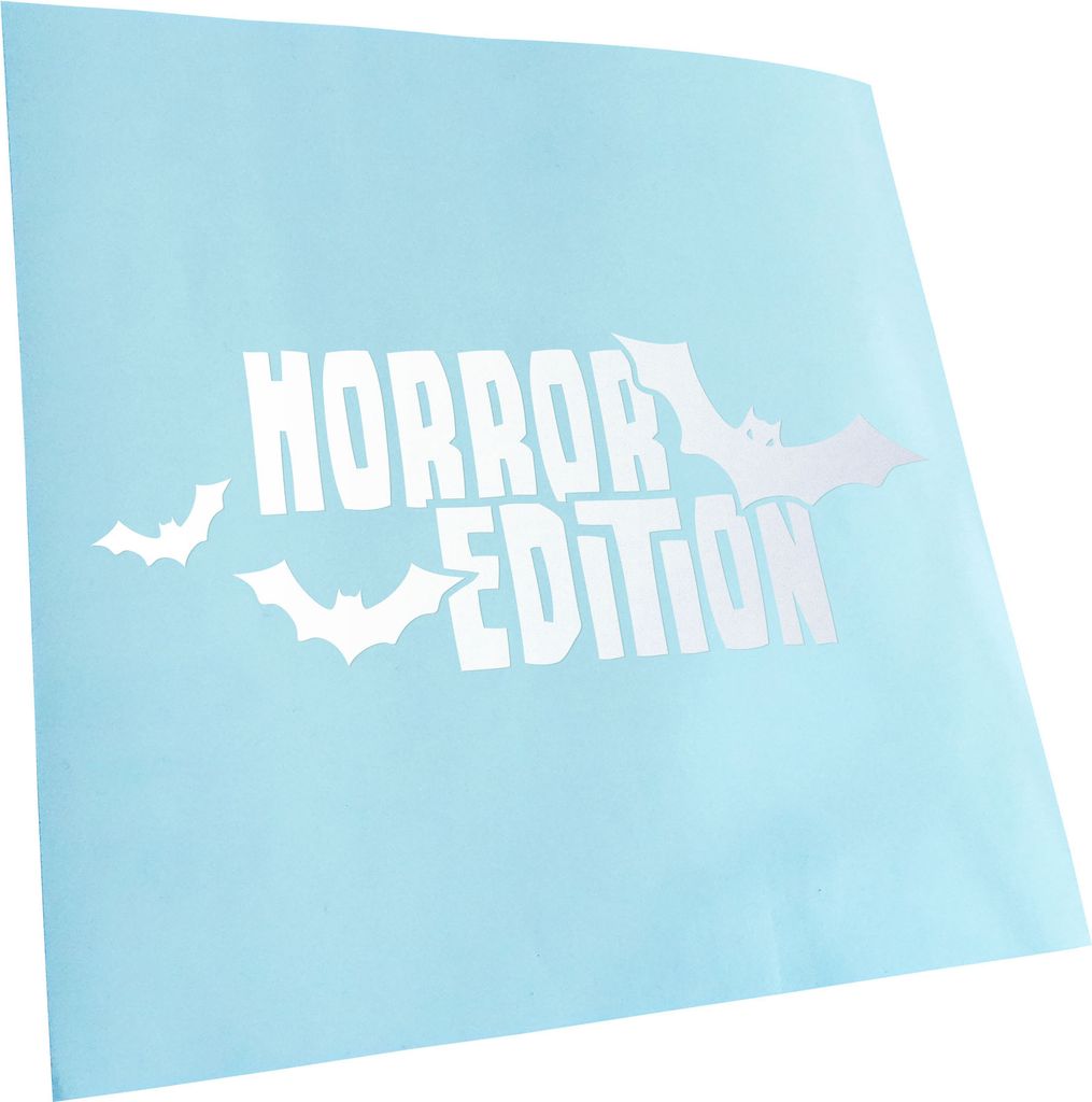 Kiwistar - Autoaufkleber - Horror Edition - Gold - 60x24cm - Aufkleber für Auto, Laptop, Fahrrad, LKW, Motorrad Mehrfarbig JDM Decal Racing