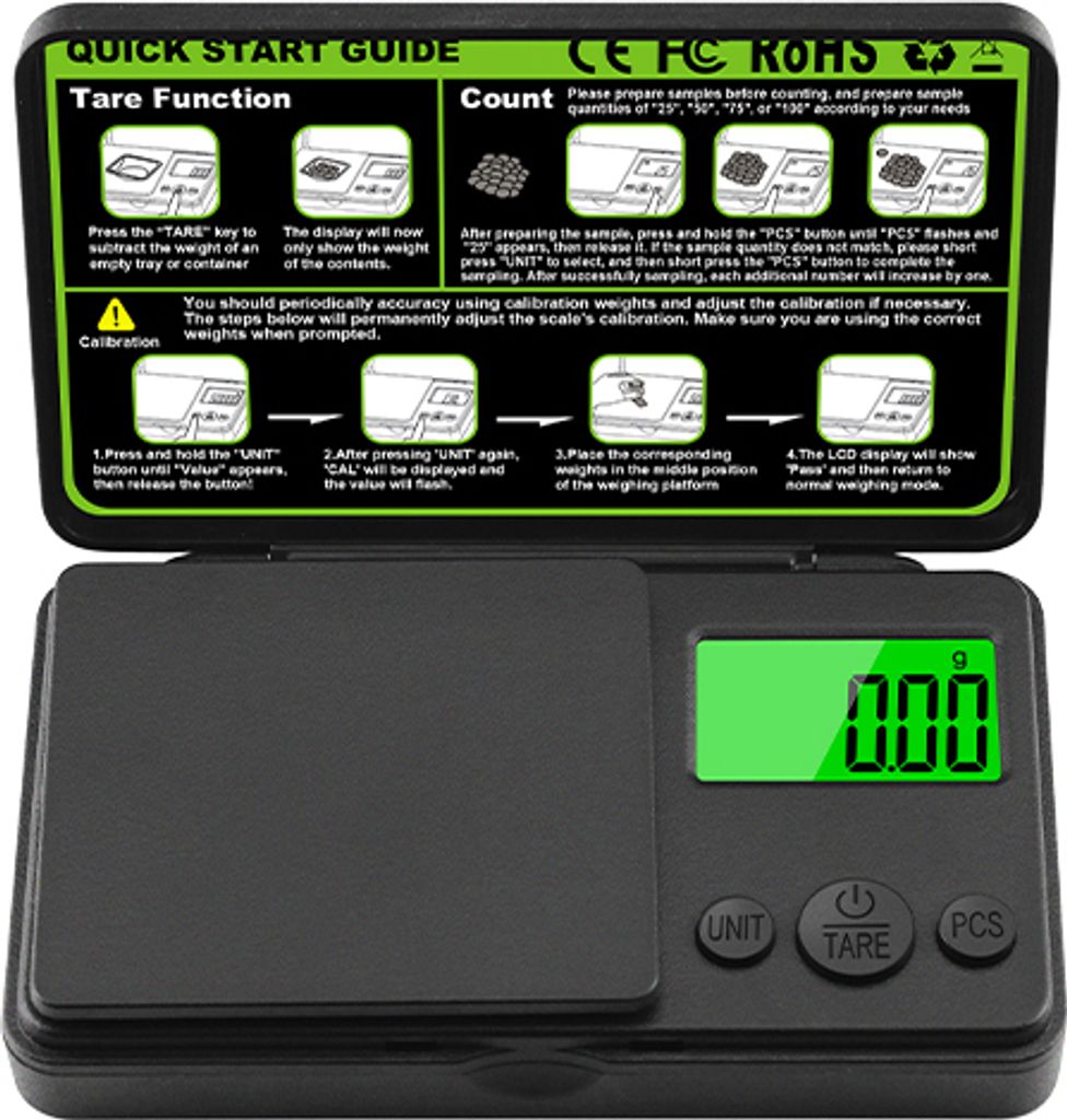 INF CX-555 Digitale Schmuckwaage 200g/0,01g