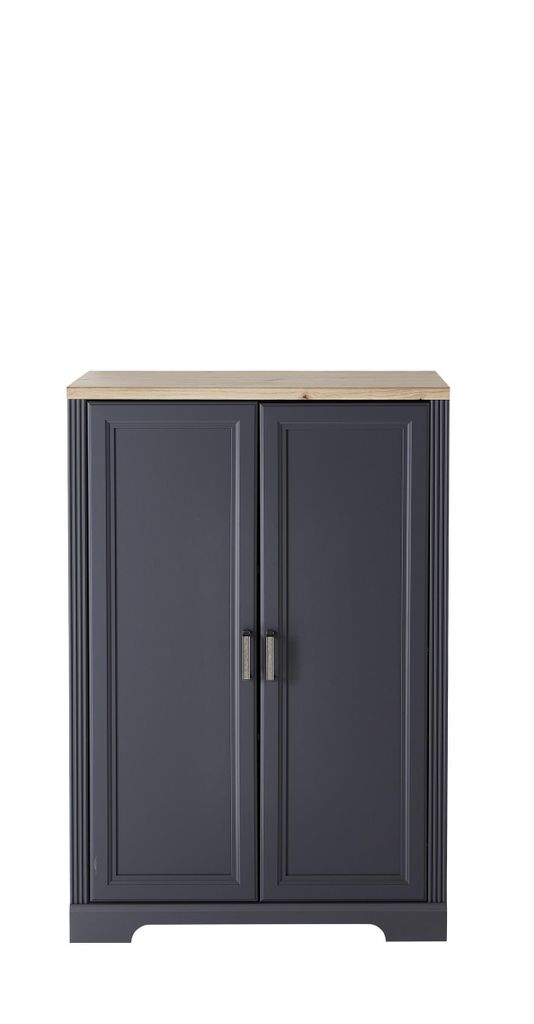 Aktenschrank Jasmin in graphit grau Akzente Artisan Eiche