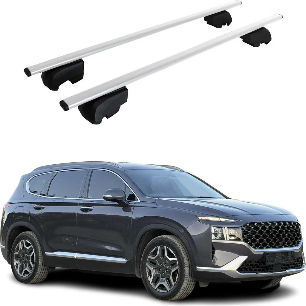 Bagażnik bazowy do Hyundai Santa Fe 2019-2023 metalowy Zdjęcie produktu 