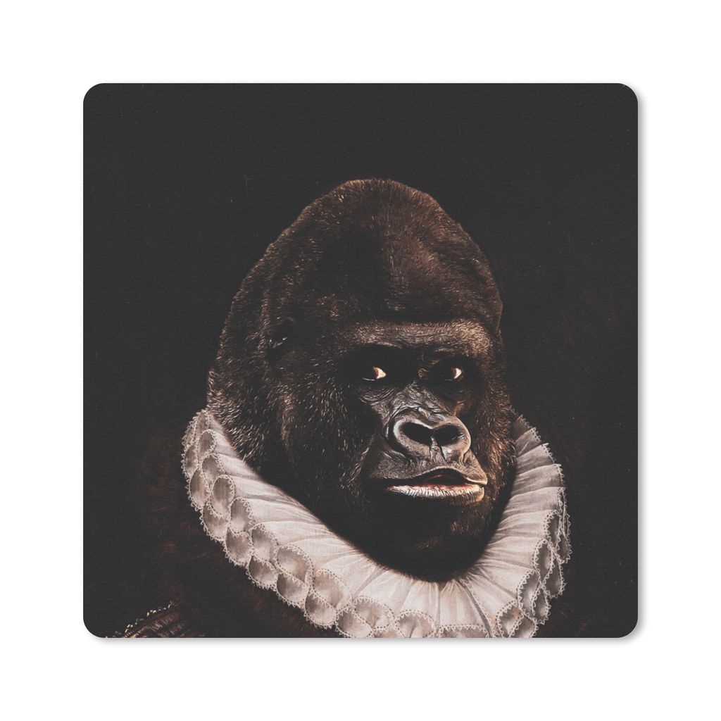 MuchoWow Mauspad Mousepad Wilhelm von Oranien - Kunst - Gorilla 30x30 cm - Mousepads - Maus Mat - Pad - Mausunterlage - Gaming