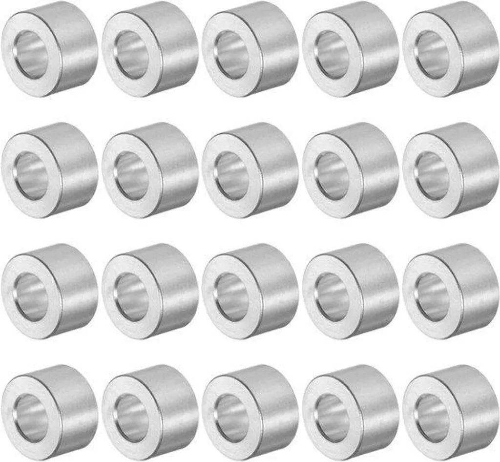 Bague d'espacement ronde en aluminium M5 de 1/4 de pouce