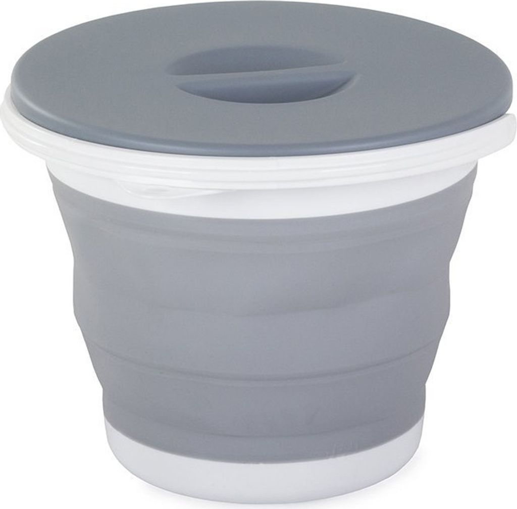 Verk 01548 Skládací silikonový kbelík s víkem 5 L Obrázek produktu 