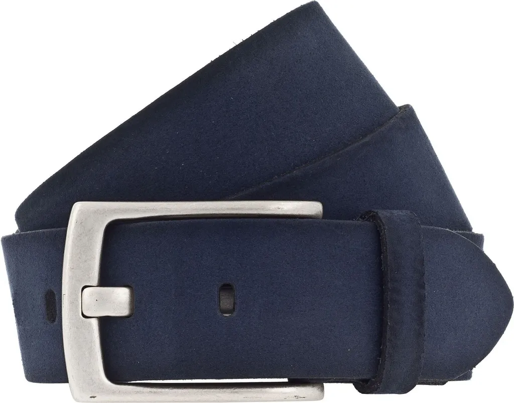 Cintura in Pelle Blu 40mm Vanzetti W95 | Robusta e Affidabile Navy