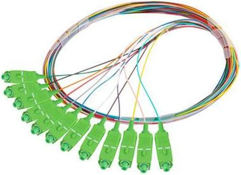 Pigtail Fibre Optique SC/APC G657A1 2M 12 Couleurs : Évitez les Pertes