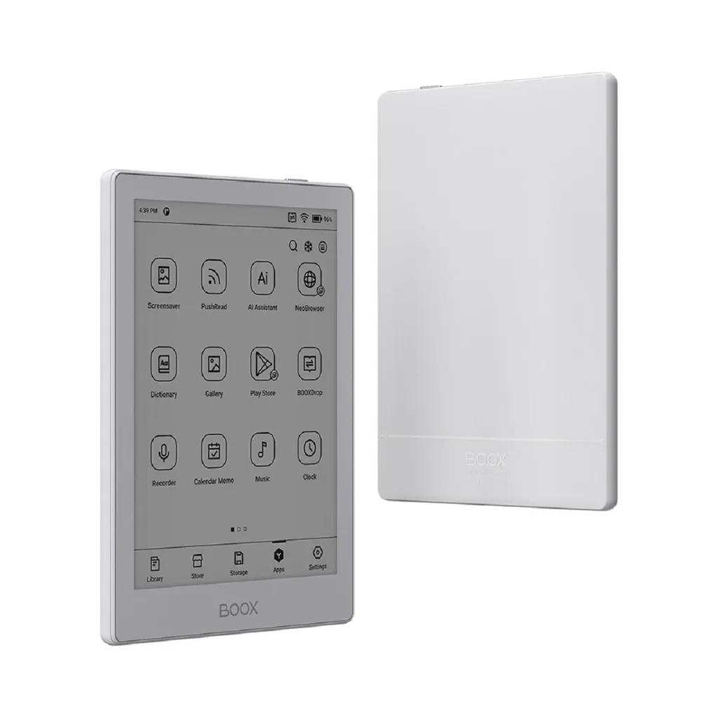 Boox Go 6 Liseuse Android 11 Écran E-Ink Haute Résolution 6 pouces Blanc
