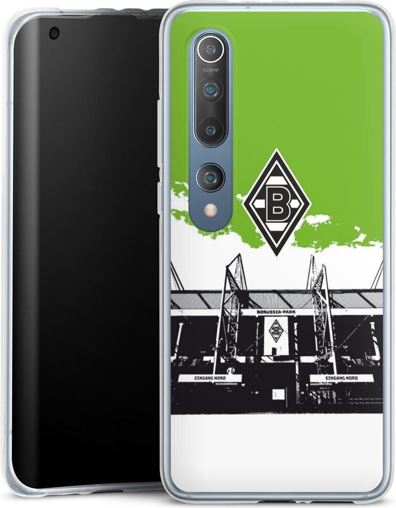 DeinDesign Handyhülle für Xiaomi Mi 10 Silikon Hülle Case Smartphone Schutzhülle Borussia Mönchengladbach Fanartikel Stadion