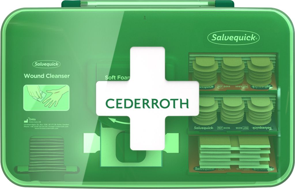CEDERROTH Erste-Hilfe-Set "Wound Care Dispenser" im Spender