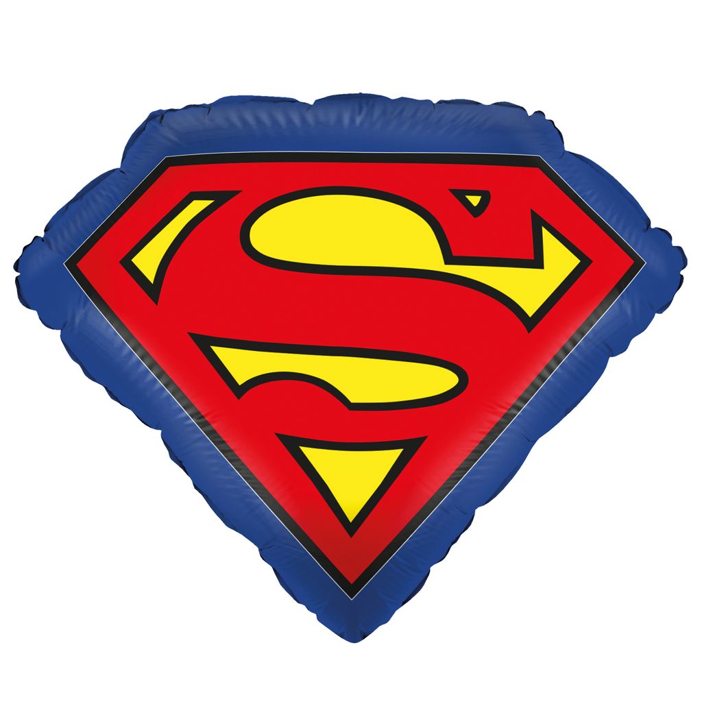Superman Folienballon - Shape Logo Luftballon für Produktbild 