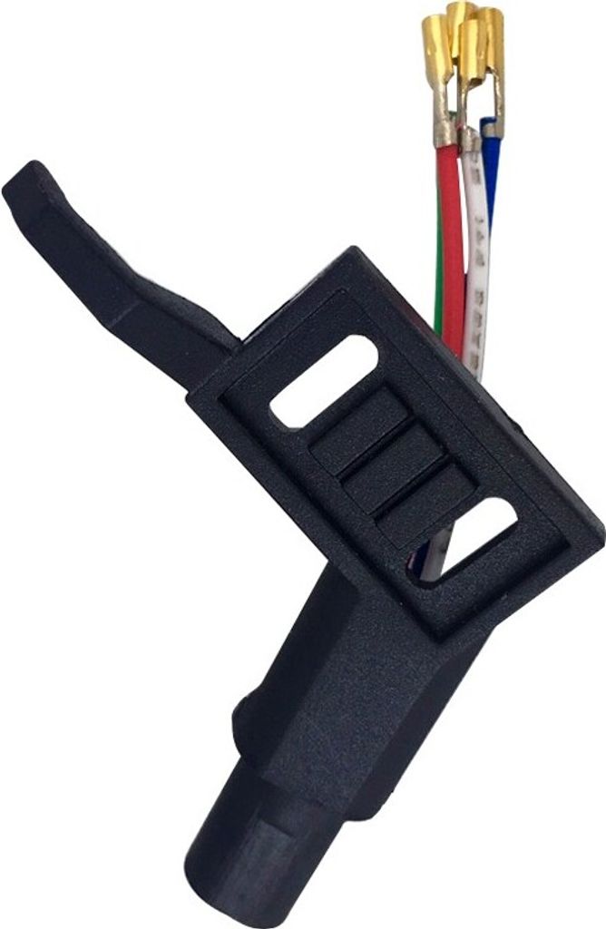 Headshell kurz ADC Norm schwarz Systemträger passend für Plattenspieler mit geradem Tonarm