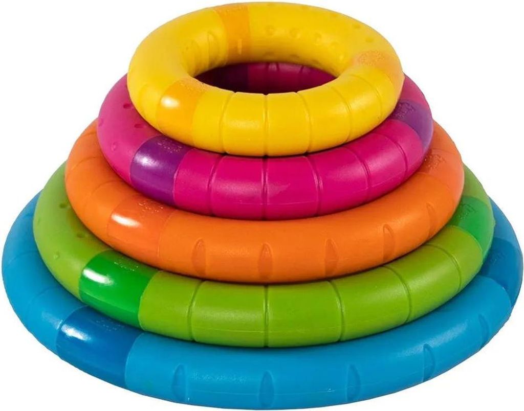 Fat Brain Toys Magnetické stohovací kroužky Pestrobarevné Obrázek produktu 
