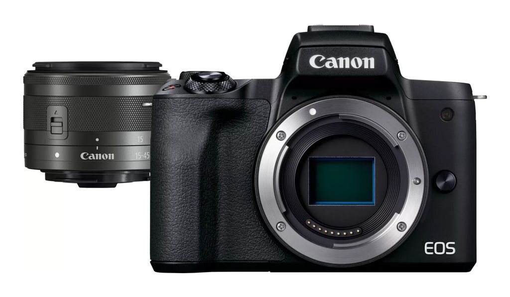 EOS M50 MARK II Gehäuse schwarz + EF-M 15-45mm f3.5-6.3 IS STM Kit Systemkamera