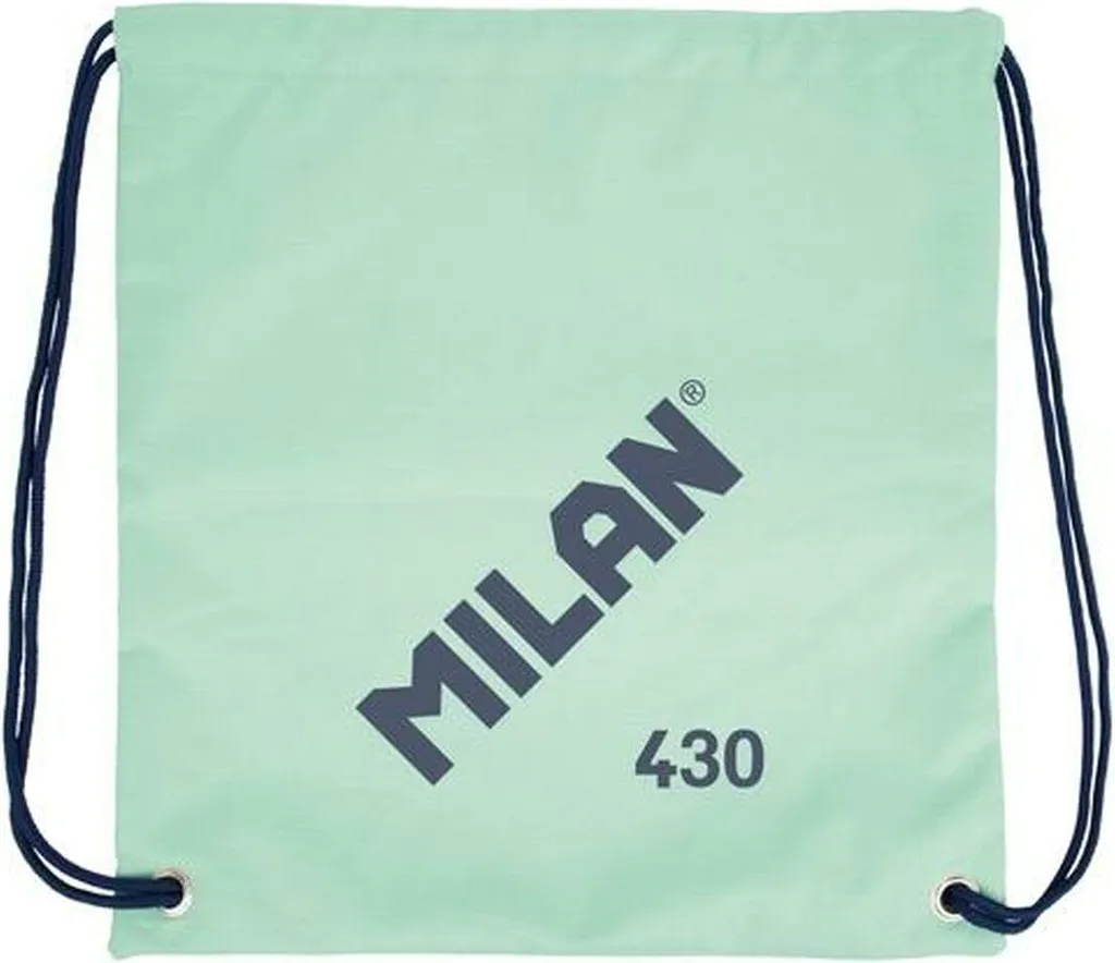 Sacca Sportiva MILAN 1918 Verde Taglia Unica: Leggera e Ripstop