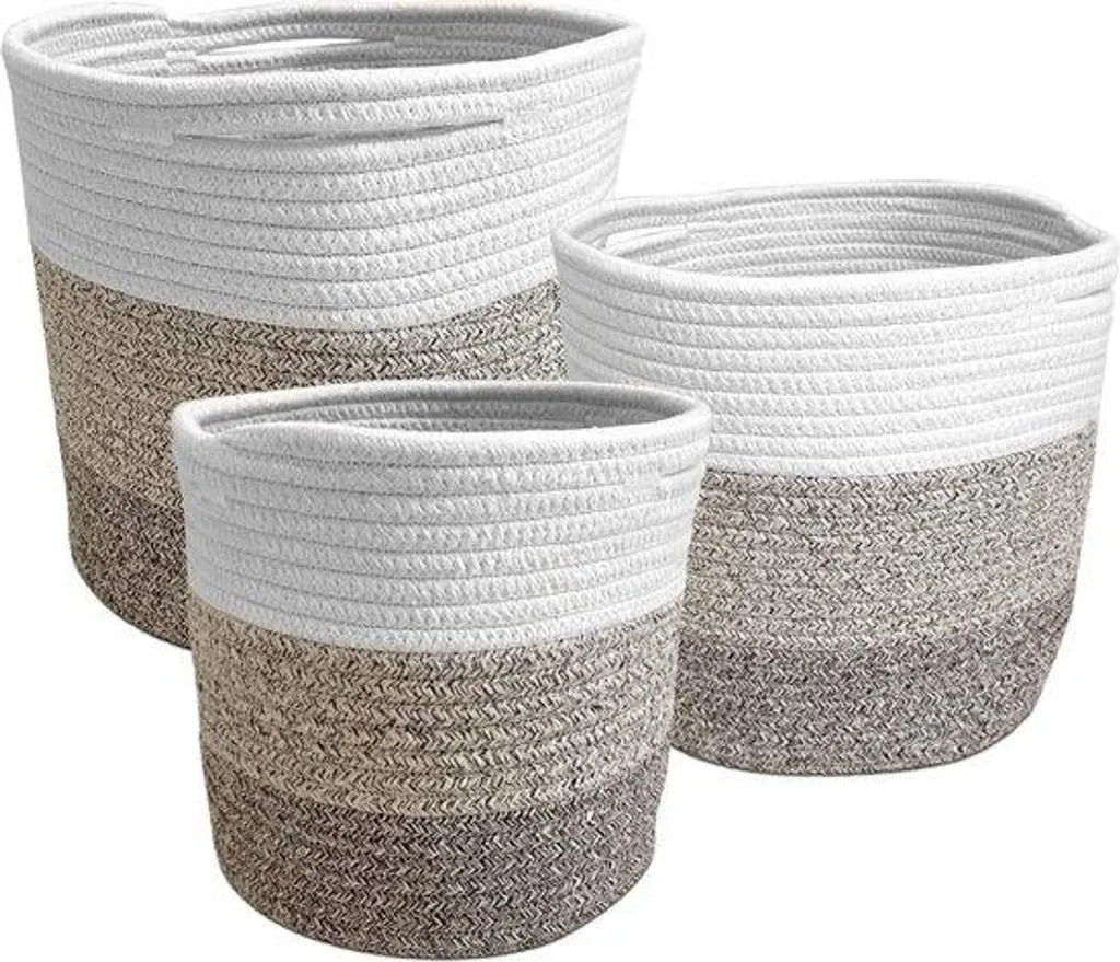 Rangement dressing pour sous-vêtements en coton - Kit 3 pièces pratique