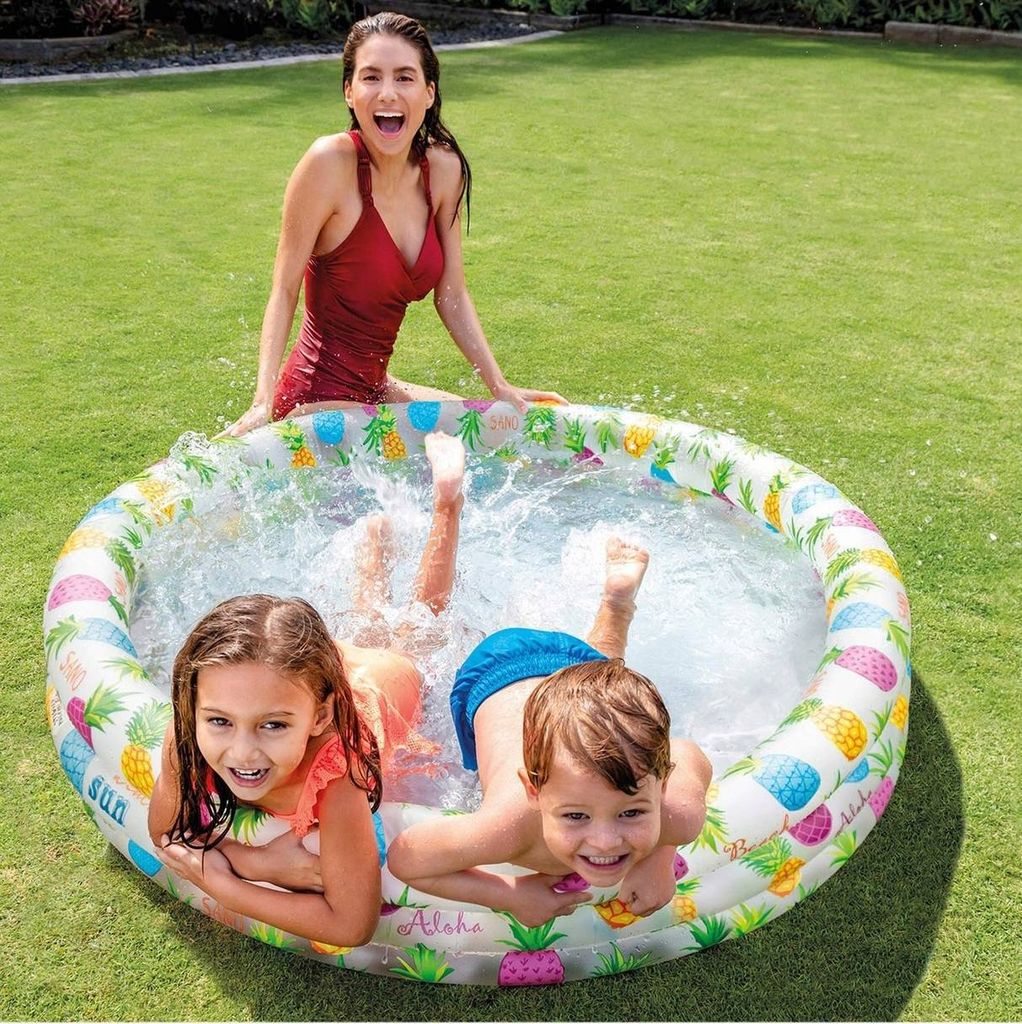 Intex Kinder Planschbecken 3-Ring-Pool Fishbowl Produktbild 13
