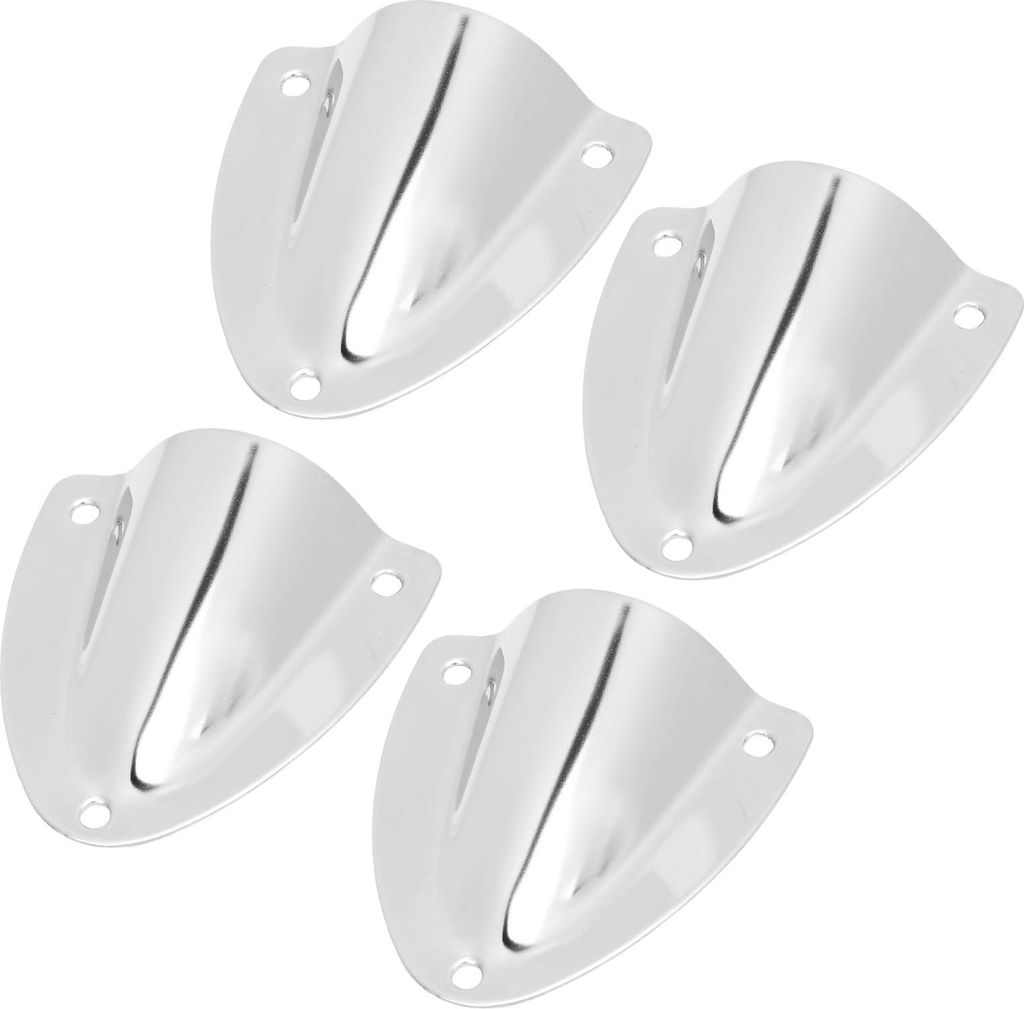 4PCS Marine Draht Kabel Vent Abdeckung Poliert Einfache Installation Edelstahl Clam Shell Ventilator für Boot Yacht
