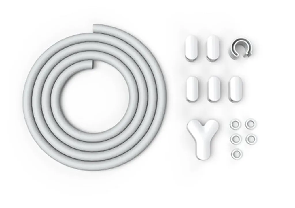 Gaine Range-Câbles Bluelounge Soba Blanc pour Organisation Informatique - 10
