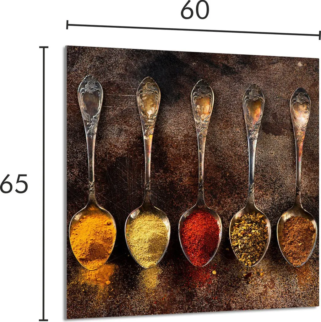 Pannello paraschizzi per cucina in vetro temperato, copertura colorata per piano cottura - Italia