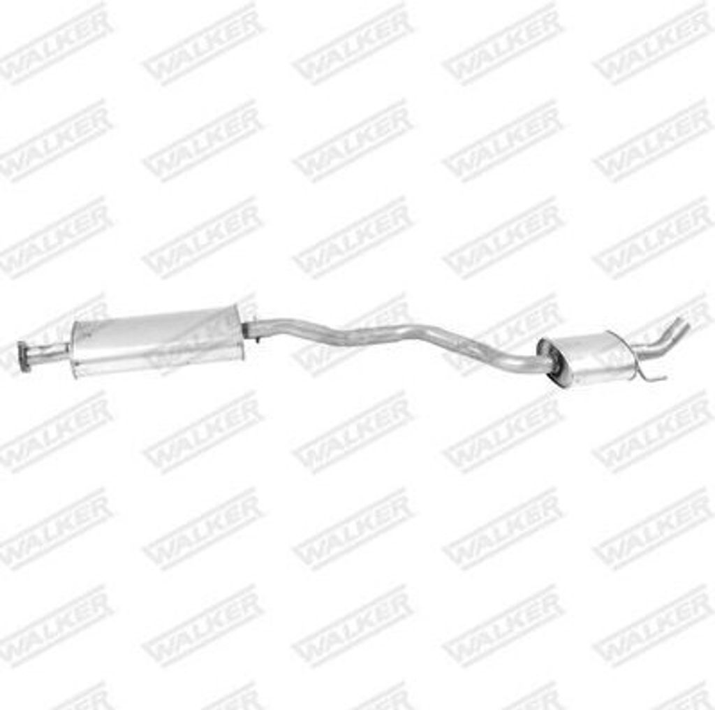 WALKER 21386 Mittelschalldämpfer Schalldämpfer für ALFA ROMEO 147 (937)