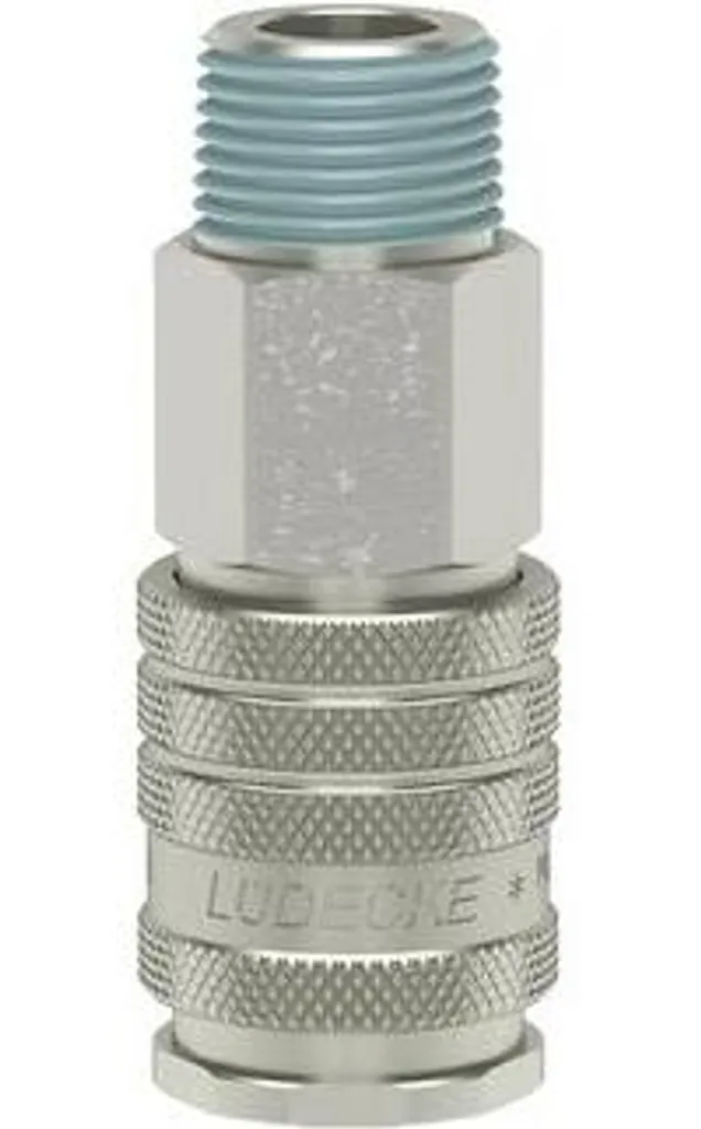 Raccord rapide Lüdecke DN7,8 filetage extérieur 1/4 pouce Euro 10