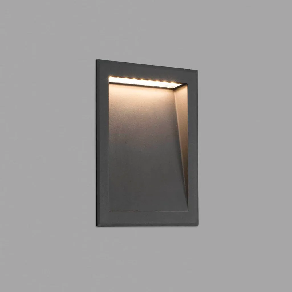 Éclairage Plafond LED SOUN IP65 Gris Foncé pour Salle de Bain et Terrasse