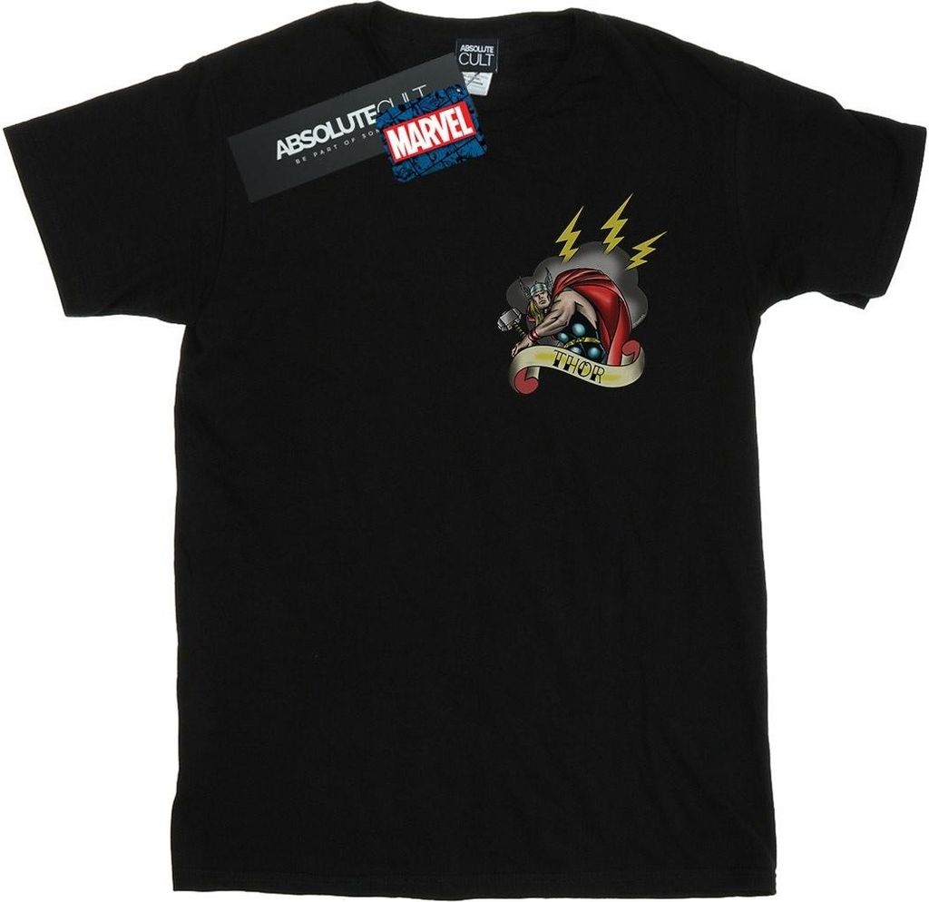 Marvel - T-Shirt für Herren BI43303 (3XL) (Schwarz)