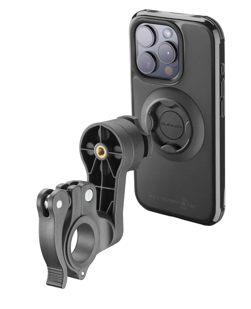 Coque Support Moto Quiklox Handycase iPhone 15 Pro - Fixation Rapide