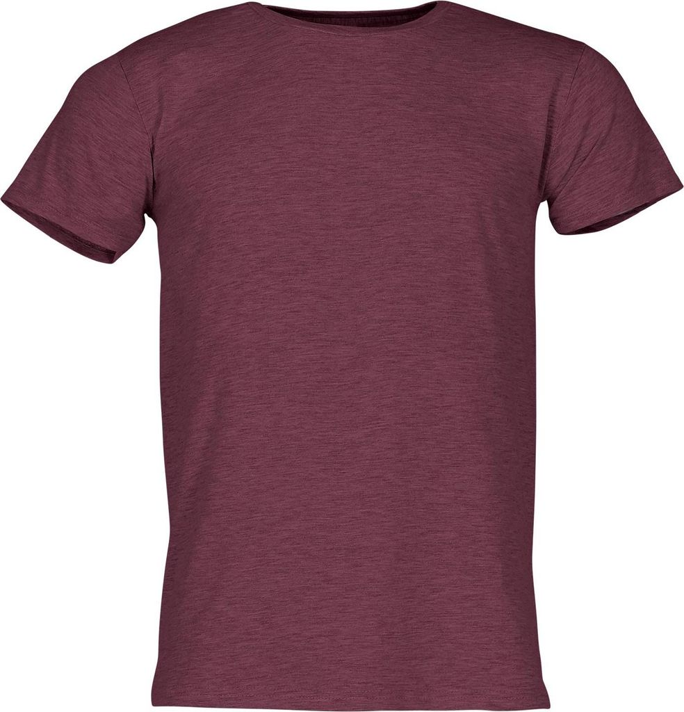 Fruit of the Loom Iconic 150 T-Shirt Farbe: burgund meliert Größe: S