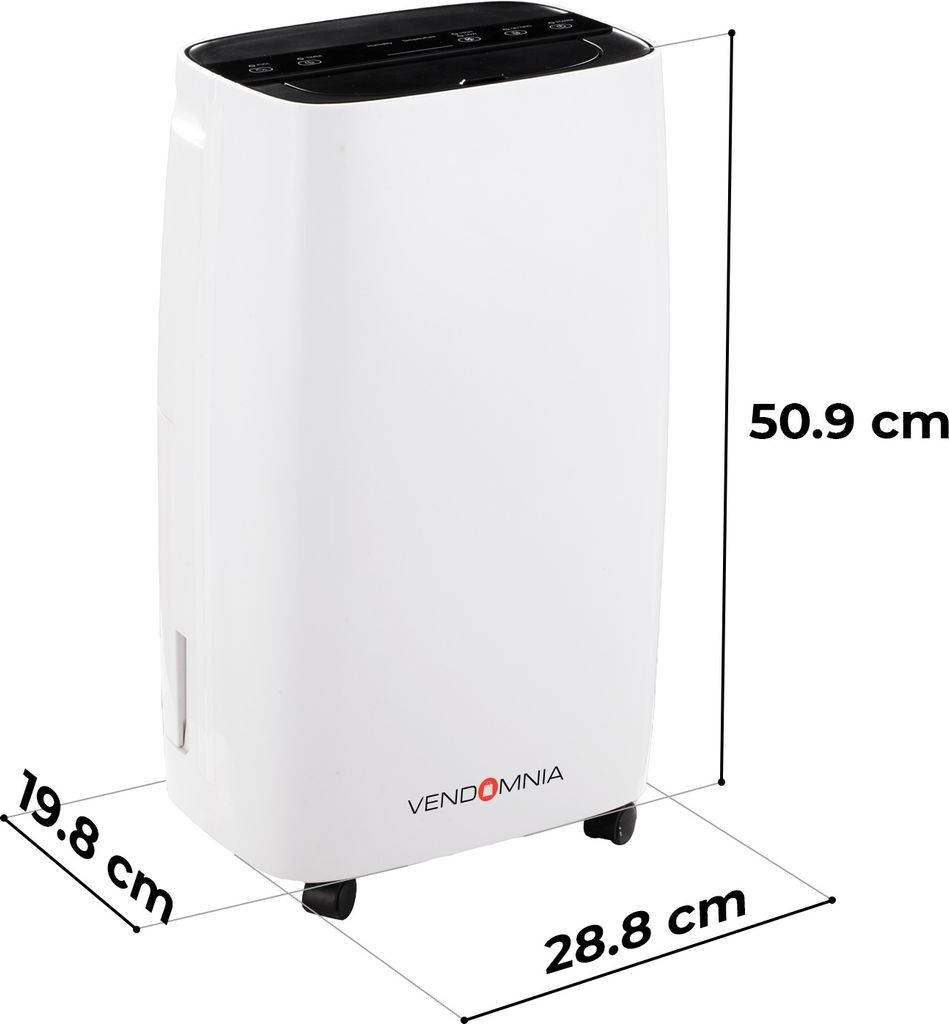 Luftentfeuchter - 10/12L/Tag, 2,5L Behälter, 18m², Produktbild 5