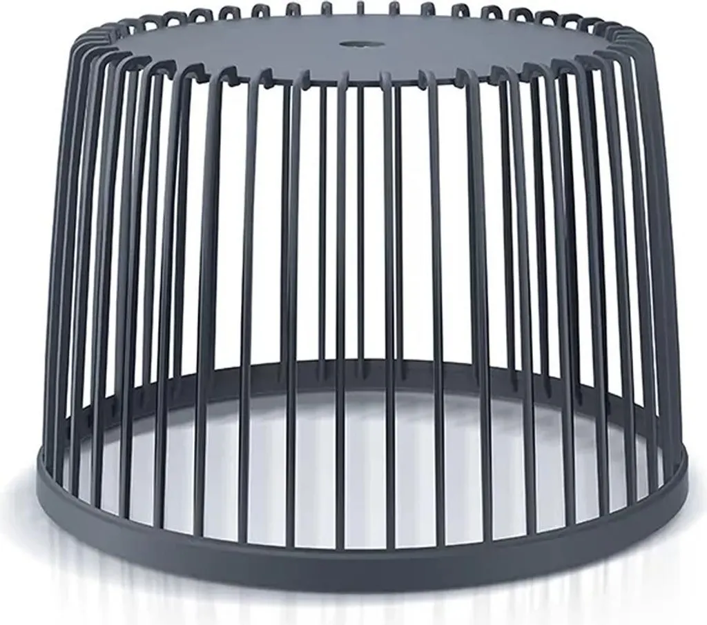 Grand panier CLUBO anthracite 59 cm en plastique renforcé haute résistance