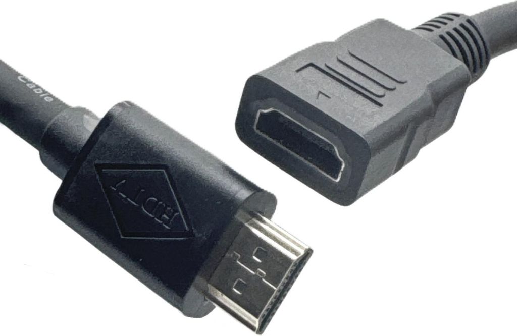 1,5 M HDMI High Speed Verlängerungskabel, mit Ethernet, Stecker-Buchse