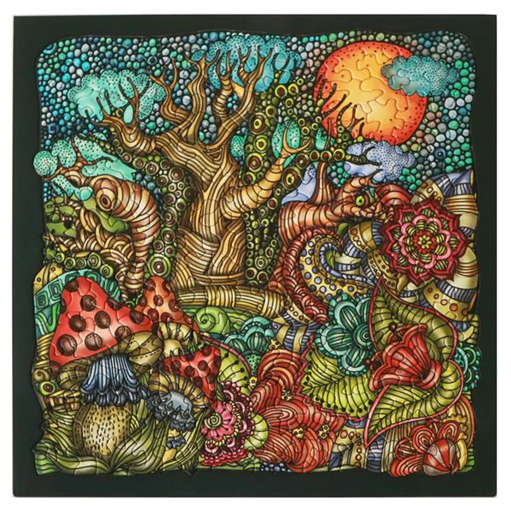 Puzzle bois Curiosi Palapeli 210 pièces Forêt des merveilles sans doublon
