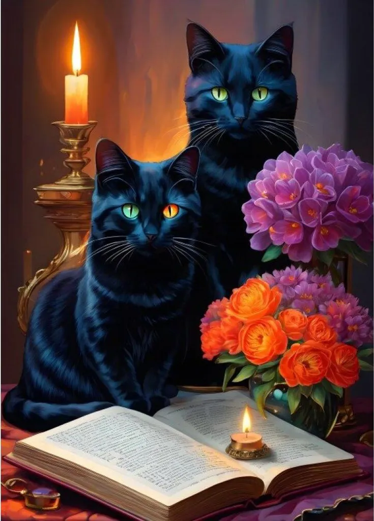 Puzzle Adulte Black Cats 500 pièces Alipson - Activité Zen et Détente